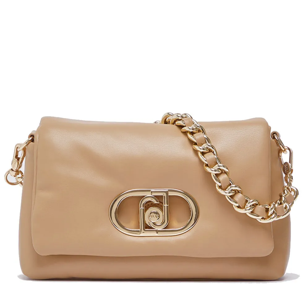 Borsa Donna Media a Spalla LIU JO Better linea La Puffy color Cammello