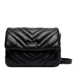 Borsa Donna Media a Spalla LIU JO Matelassè Nera