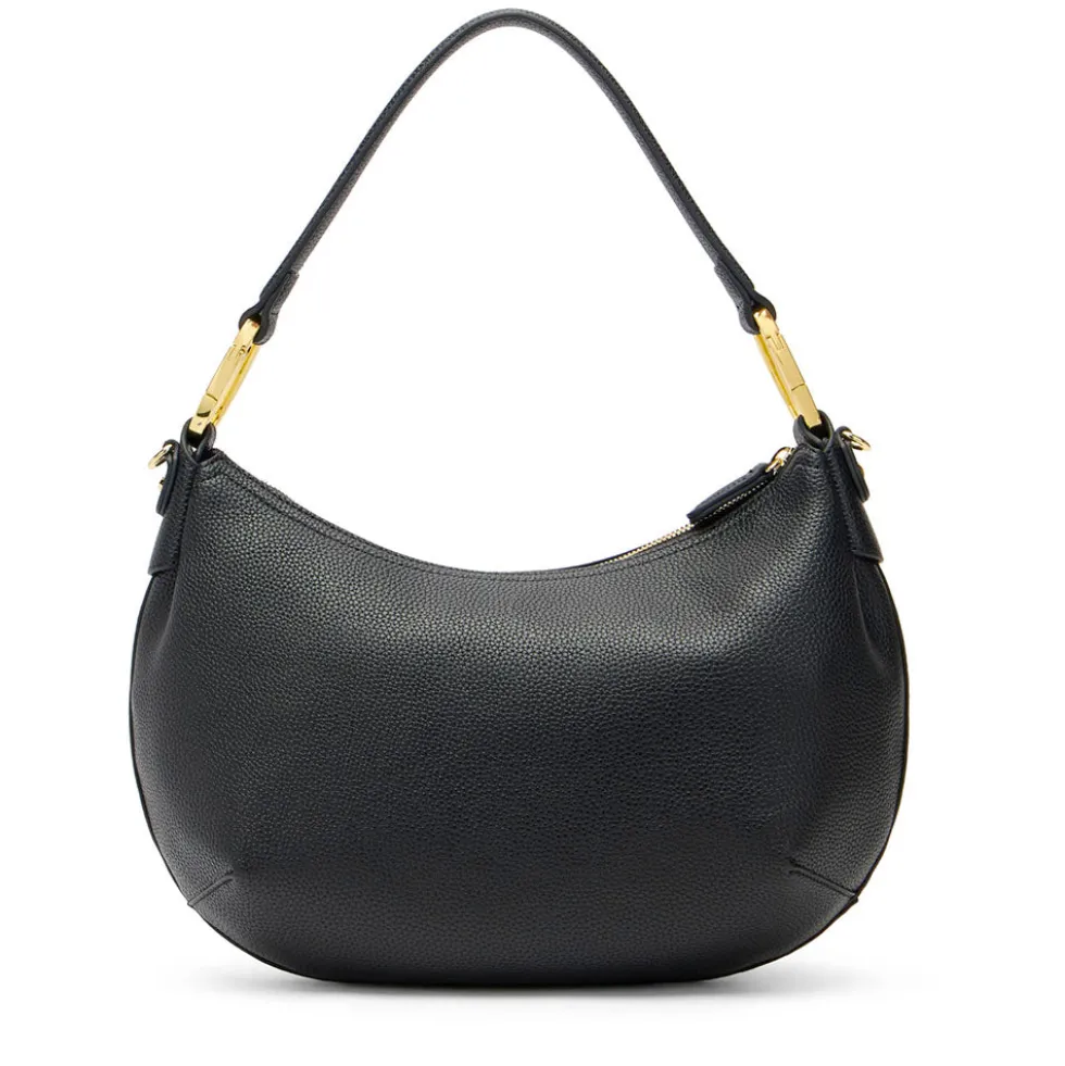 Borsa Donna Mezzaluna a Spalla Media BRACCIALINI linea Beth Jewels Nera