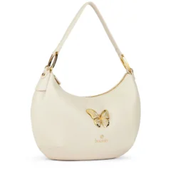 Borsa Donna Mezzaluna a Spalla BRACCIALINI linea Beth Jewels Beige