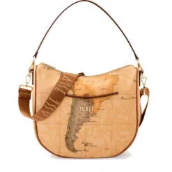 Borsa Donna Mezzaluna a Spalla 1A Classe Alviero Martini linea Geo Classic E068