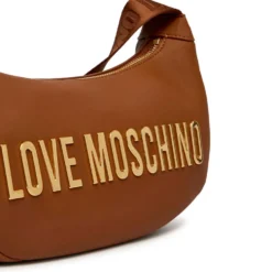 Borsa Donna Mezzaluna con Tracolla LOVE MOSCHINO linea Bold Bag Marrone