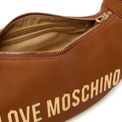 Borsa Donna Mezzaluna con Tracolla LOVE MOSCHINO linea Bold Bag Marrone