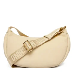 Borsa Donna Mezzaluna con Tracolla LOVE MOSCHINO linea Bold Bag Avorio