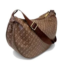 Borsa Donna Mezzaluna GHERARDINI in Tessuto Softy colore Chestnut