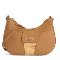 Borsa Donna Mezzaluna Piccola a Tracolla 1A Classe Alviero Martini linea Bloom City Cuoio LE50