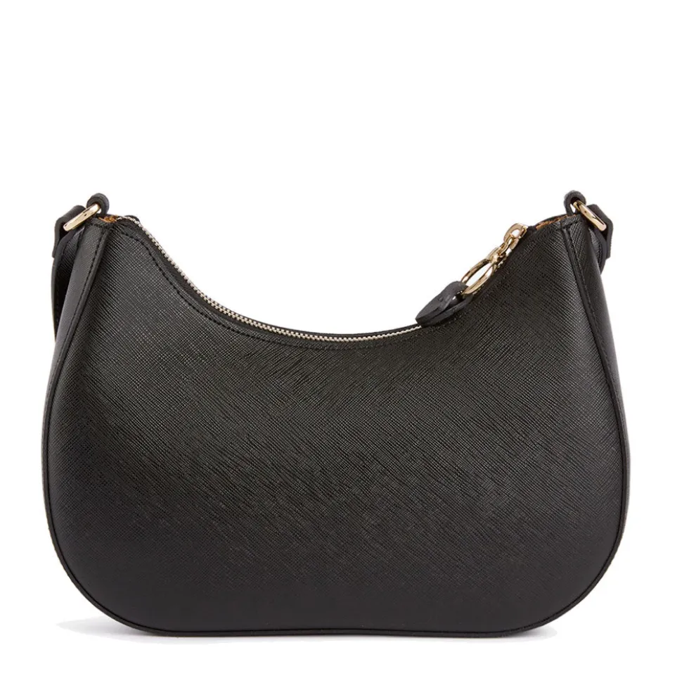 Borsa Donna Mezzaluna Piccola a Tracolla 1A Classe Alviero Martini linea Bloom City Nero LE50