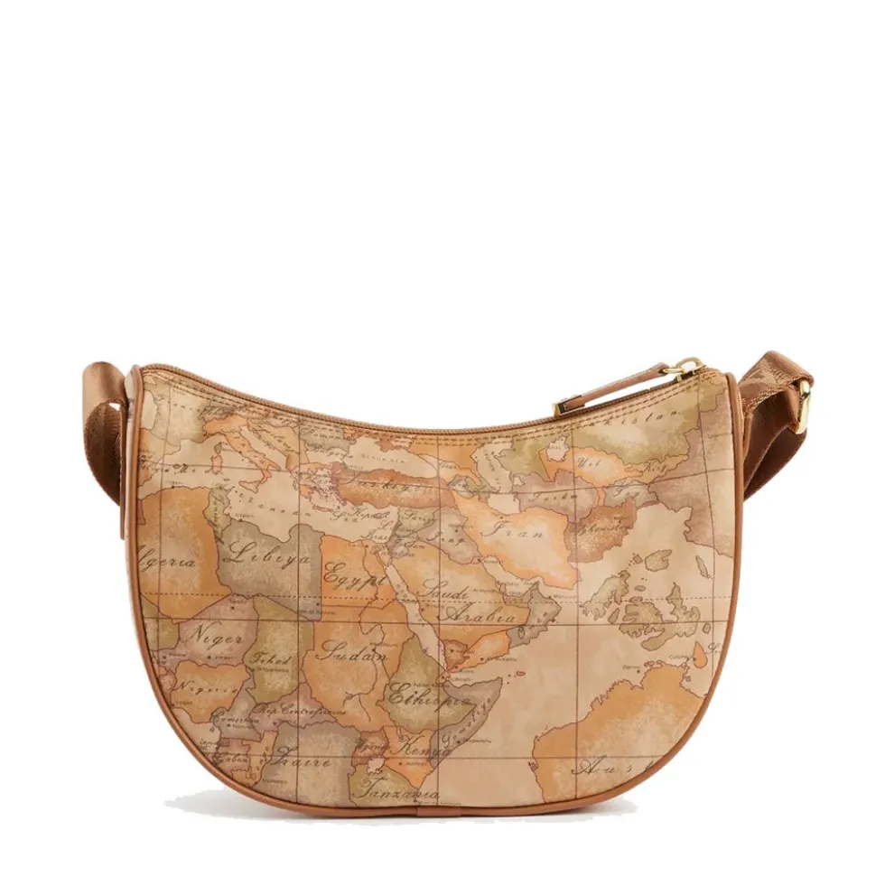 Borsa Donna Mezzaluna Piccola 1A Classe Alviero Martini linea Geo Soft colore Geo Classic S006
