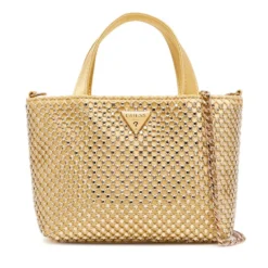 Borsa Donna Mini a Mano GUESS Linea Tasmin colore Gold