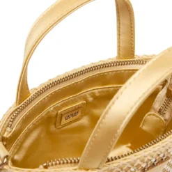 Borsa Donna Mini a Mano GUESS Linea Tasmin colore Gold