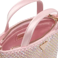 Borsa Donna Mini a Mano GUESS Linea Tasmin colore Light Rose