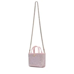 Borsa Donna Mini a Mano GUESS Linea Tasmin colore Light Rose