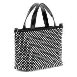 Borsa Donna Mini a Mano GUESS Linea Tasmin Colore Nero
