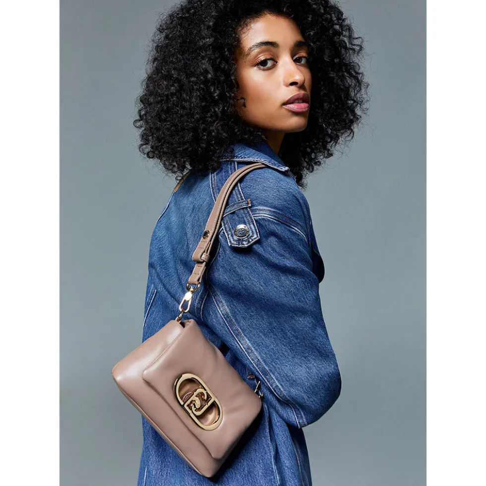 Borsa Donna Mini a Spalla LIU JO Better linea La Puffy color Fango