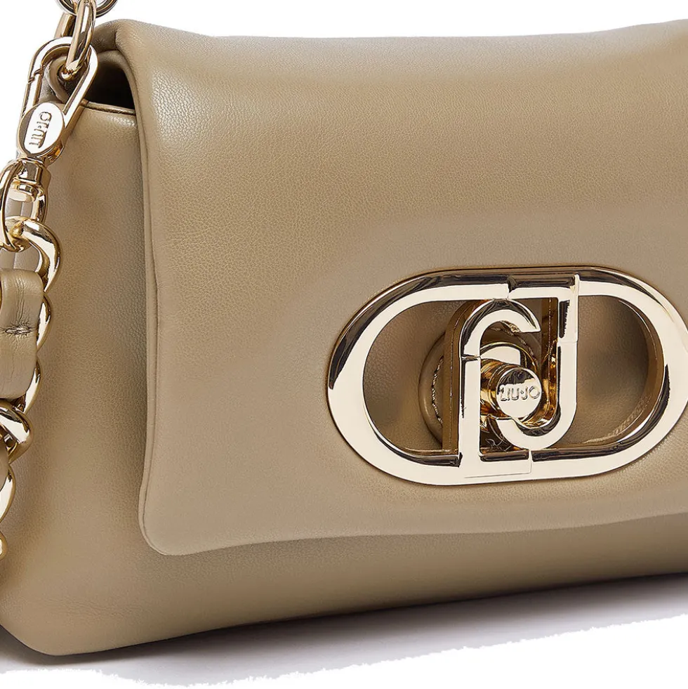 Borsa Donna Mini a Spalla LIU JO Better linea La Puffy color Fango