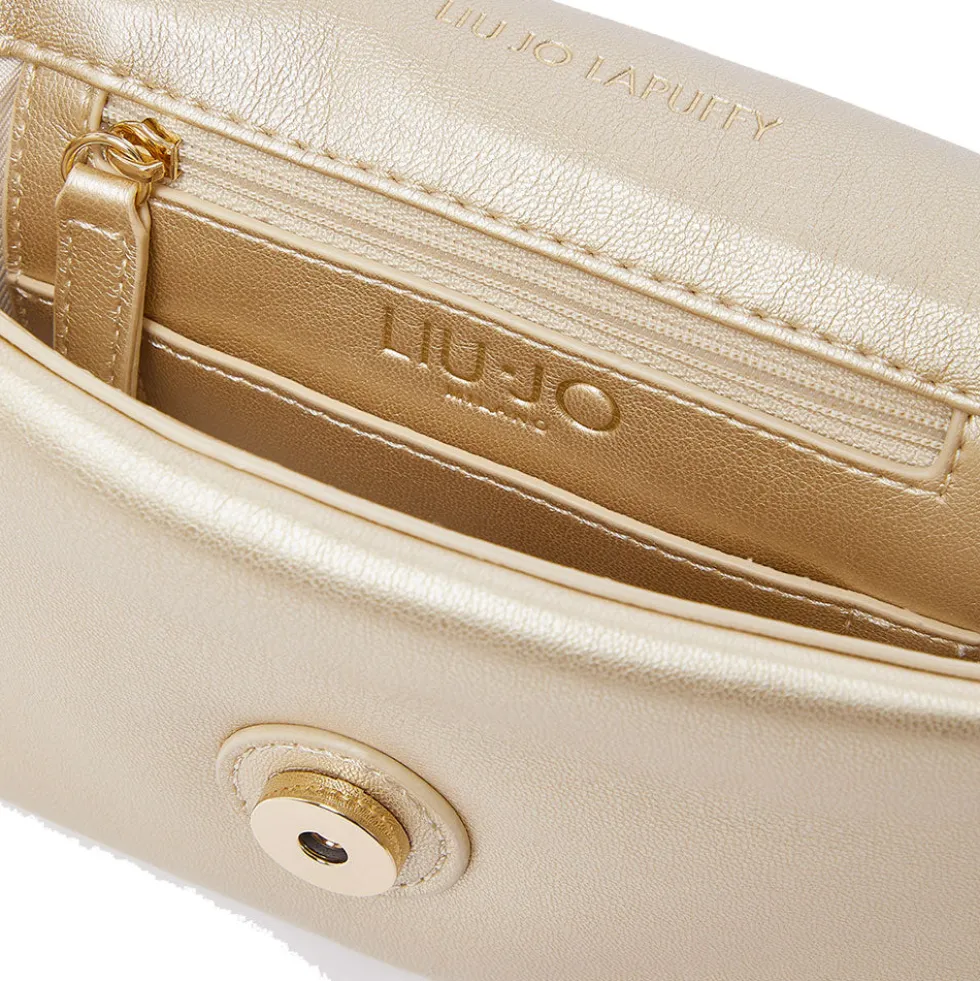 Borsa Donna Mini a Spalla LIU JO Better linea La Puffy Oro Chiaro