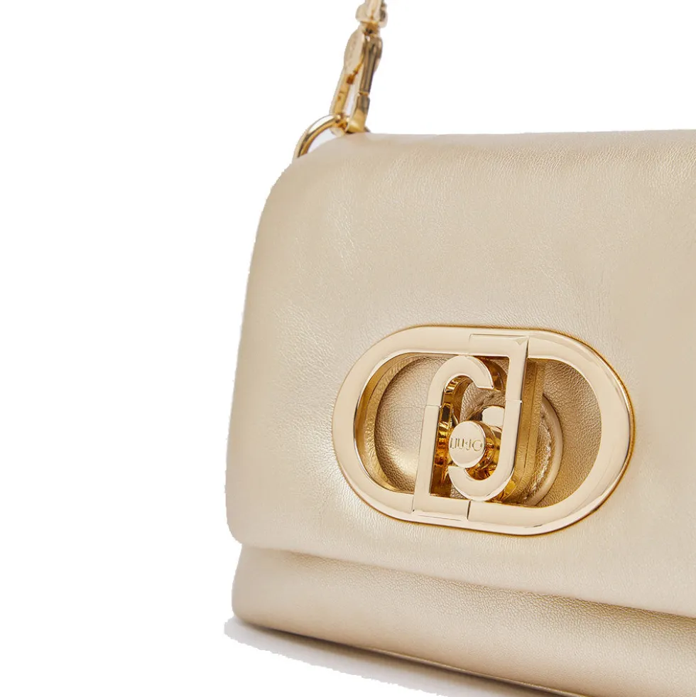 Borsa Donna Mini a Spalla LIU JO Better linea La Puffy Oro Chiaro