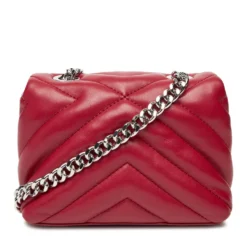Borsa Donna Mini a Tracolla Chiusa con Patta e Clip ARMANI EXCHANGE Colore Red Dahlia Linea Susy