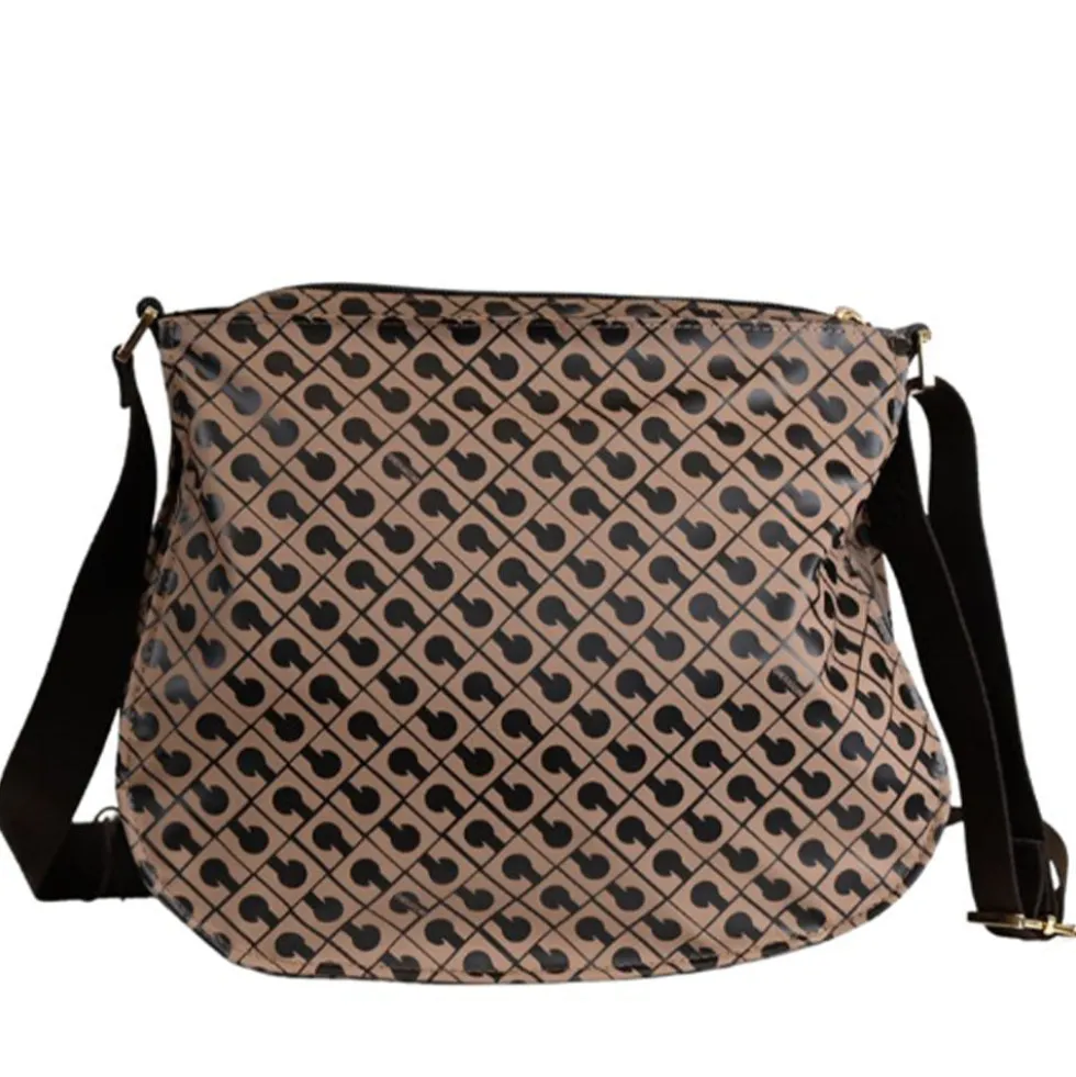 Borsa Donna Piccola a Tracolla GHERARDINI in Tessuto Softy Colore Toffee