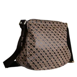 Borsa Donna Piccola a Tracolla GHERARDINI in Tessuto Softy Colore Toffee