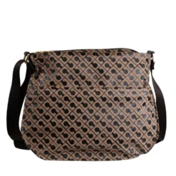 Borsa Donna Piccola a Tracolla GHERARDINI in Tessuto Softy Colore Toffee
