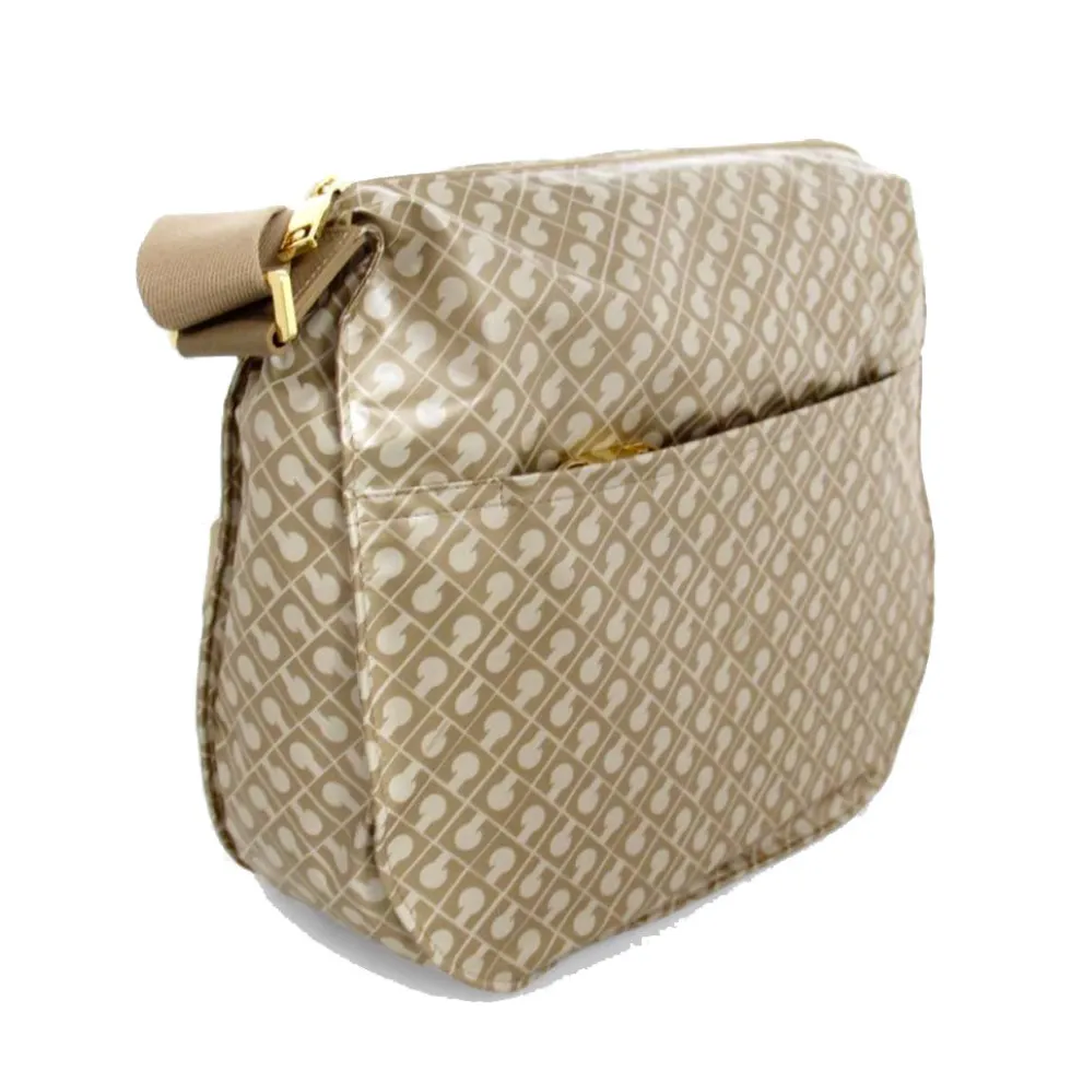 Borsa Donna Piccola a Tracolla GHERARDINI in Tessuto Softy Colore Creta