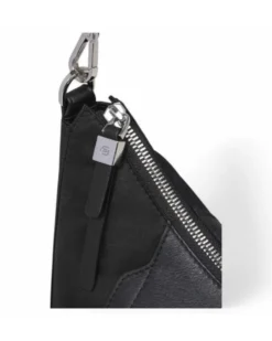 Borsa Donna PIQUADRO linea Circle in Tessuto Riciclato e Pelle Nera - BD6657W92T