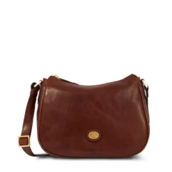 Borsa Donna Sacca a Tracolla THE BRIDGE in Pelle Marrone linea Story 04716901