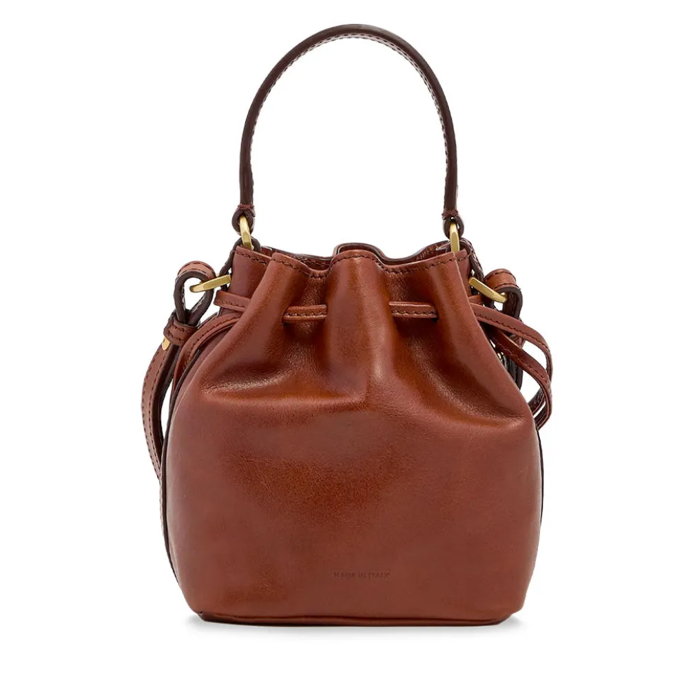 Borsa Donna Secchiello Mini THE BRIDGE linea Story in Pelle Marrone