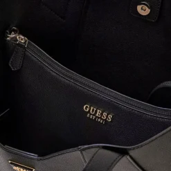 Borsa Donna Shopper a Spalla GUESS Linea Darcy Colore Nero