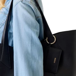 Borsa Donna Shopper a Spalla GUESS Linea Darcy Colore Nero