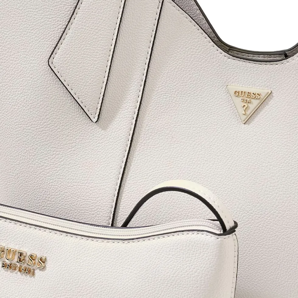 Borsa Donna Shopper a Spalla GUESS Linea Darcy Colore Stone