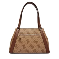 Borsa Donna Shopper a Spalla GUESS Linea Karnilla Colore Latte Logo - Brown
