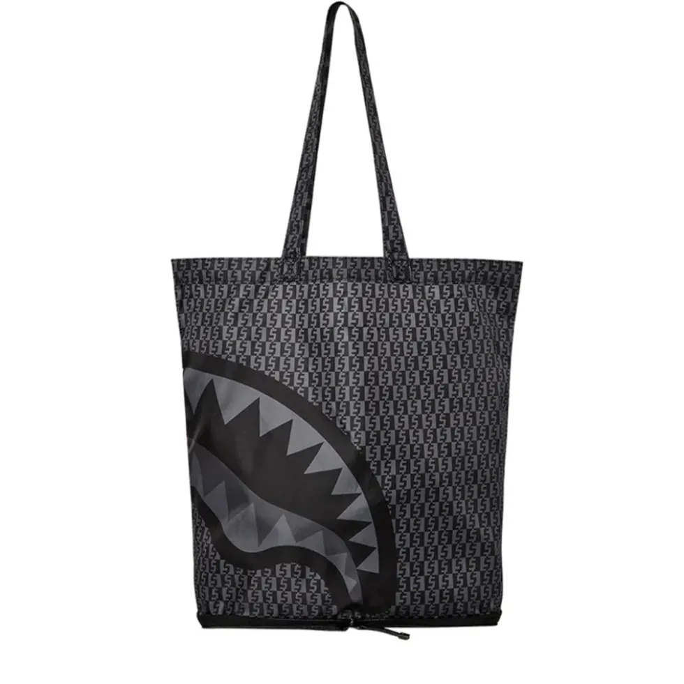 Borsa Donna Shopper a Spalla Ripieghevole SPRAYGROUND Stampa Split Infinity Check