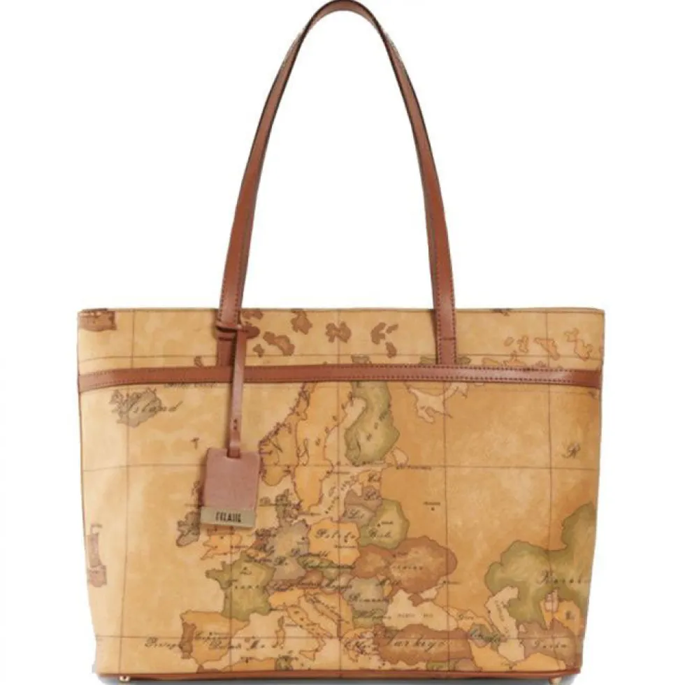 Borsa Donna Shopper con Tasca 1A Classe Alviero Martini linea Geo Classic E018