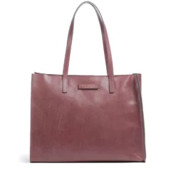 Borsa Donna Shopper THE BRIDGE Linea Mirra in Pelle Viola Orchidea