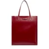 Borsa Donna Shopper Verticale THE BRIDGE linea Mirra in Pelle Rosso Mattone