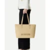 Borsa Donna Shopping LOVE MOSCHINO linea Bold Bag color Burro