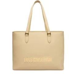 Borsa Donna Shopping LOVE MOSCHINO linea Bold Bag color Burro