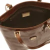 Borsa Donna Shopping Verticale THE BRIDGE in Pelle Marrone linea Story