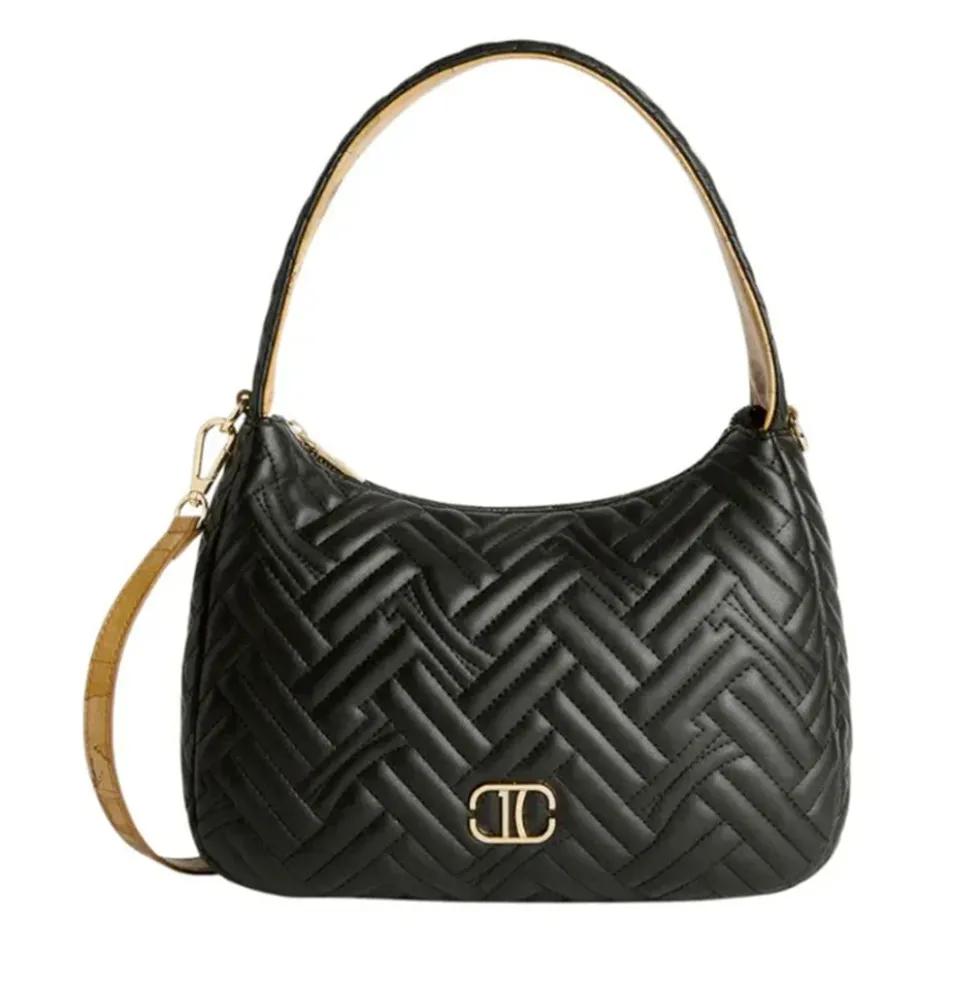 Borsa Donna Sottospalla 1A Classe Alviero Martini linea 1C Matelassé Nera LD10