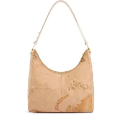 Borsa Donna Sottospalla 1A Classe Alviero Martini linea Soft Petals in Tessuto Soft Geo Classic e Avorio LE58