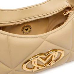 Borsa Donna Sottospalla LOVE MOSCHINO linea Embossed Taupe