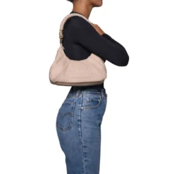 Borsa Donna Sottospalla LOVE MOSCHINO in Ecopelle Ghiaccio