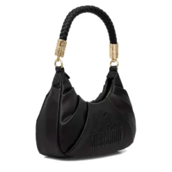 Borsa Donna Sottospalla LOVE MOSCHINO in Ecopelle Nera