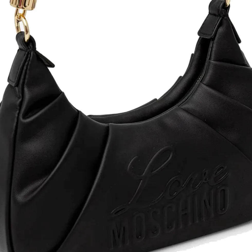 Borsa Donna Sottospalla LOVE MOSCHINO in Ecopelle Nera