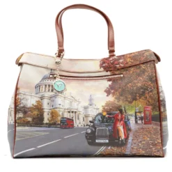 Borsa Donna Y NOT a Mano con Tracolla YES-650 London Tourist
