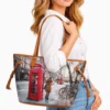 Borsa Donna Y NOT a Spalla YES-319 Stampa Red London