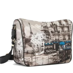 Borsa Donna Y NOT con Tracolla Regolabile linea YES-370 Petrol Paris