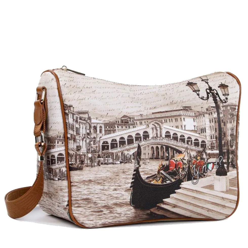 Borsa Donna Y NOT con Tracolla Regolabile linea YES-370 Venice Postcard
